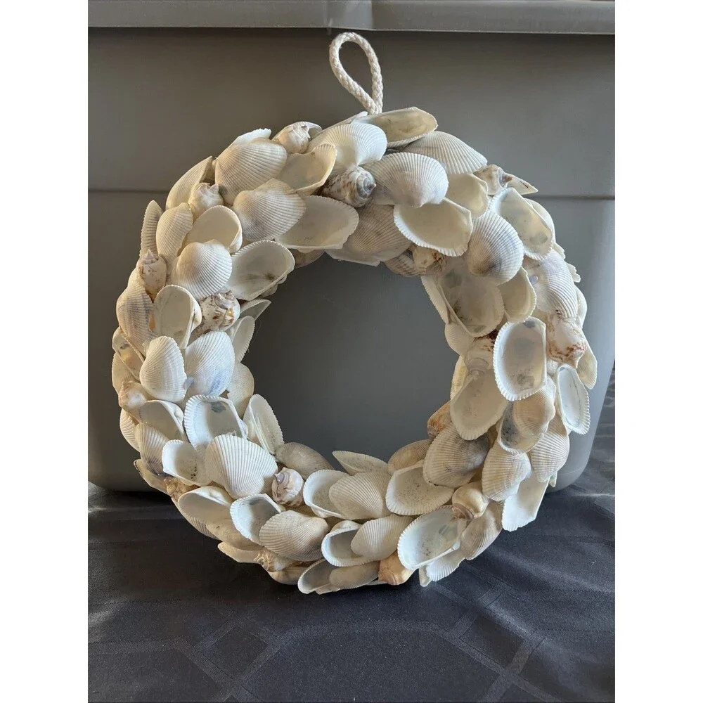 Beachcomber Sea Shell Wreath & Picture Frame Set